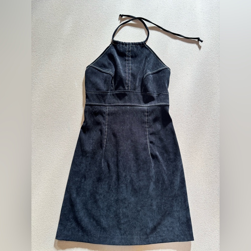 XOXO Black Halter Dress